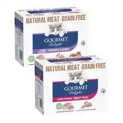 Woolworths Gourmet Delight Wet Cat Food Pk 12 x 80g offer