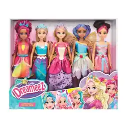 Woolworths Dreameez Fantasy Collection Doll Set Pk 5 offer