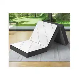 Woolworths STARRY EUCALYPT Folding Mattress Mesh Bamboo Single 79x190cm offer