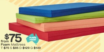 Fantastic Furniture Foam Mattress offer