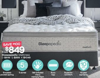 Fantastic Furniture Sleepapedic Mattress offer