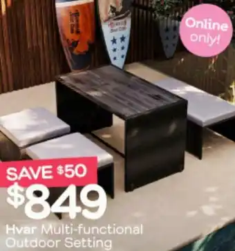 Hvar Multi-Functional Outdoor Setting