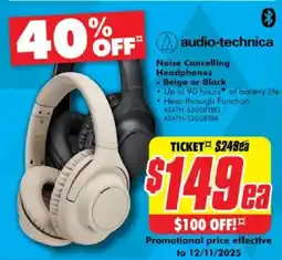 The Good Guys Noise Cancelling Headphones offer