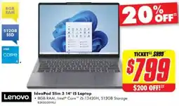 The Good Guys IdeaPad Slim 3 14" 15 Laptop offer