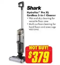 The Good Guys Shark HydroVac™ Pro XL Cordless 3-in-1 Cleaner offer