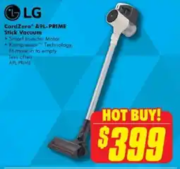 The Good Guys Cordzero a9l-Prime Stick Vacuum offer