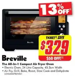The Good Guys Breville The All-In-1 Compact Air Fryer Oven offer