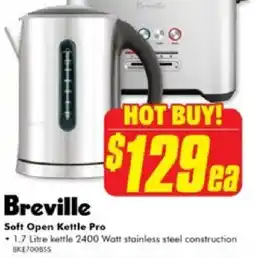 The Good Guys Breville Soft Open Kettle Pro offer