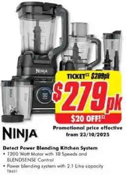 The Good Guys Ninja Detect Power Blending Kitchen System offer