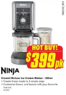 The Good Guys Ninja Creami Deluxe Ice Cream Maker - Silver offer