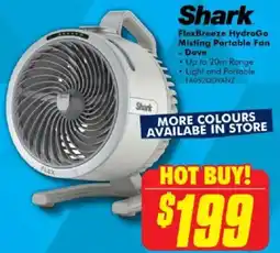 The Good Guys Shark FlexBreeze HydroGo Misting Portable Fan offer