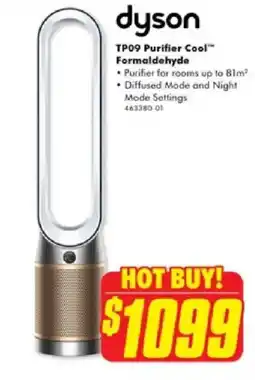 The Good Guys Dyson TP09 Purifier Cool™ Formaldehyde offer