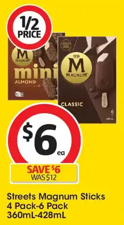 Coles Streets Magnum Sticks offer