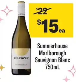 Coles Summerhouse Marlborough Sauvignon Blanc offer