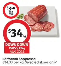 Coles Bertocchi Soppressa offer