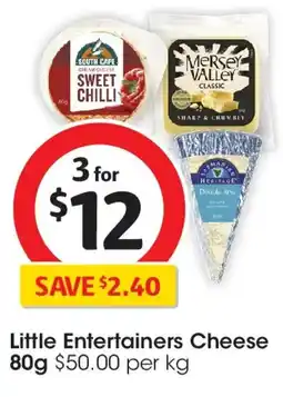 Coles Little Entertainers Cheese offer