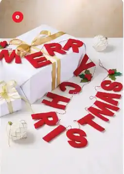 Coles Fabric Garland offer