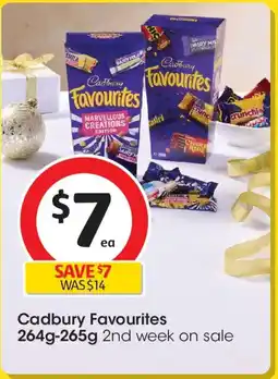 Coles Cadbury Favourites offer