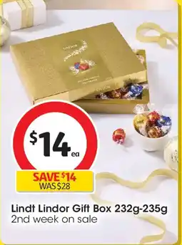 Coles Lindt Lindor Gift Box offer