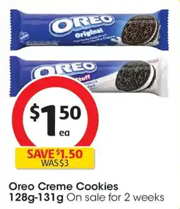 Coles Oreo Creme Cookies offer