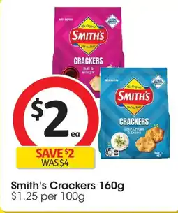 Coles Smith's Crackers offer