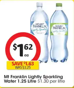 Coles Mt Franklin Lightly Sparkling Water offer