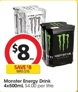 Coles Monster Energy Drink offer