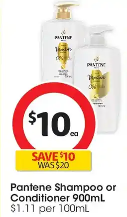 Coles Pantene Shampoo or Conditioner offer
