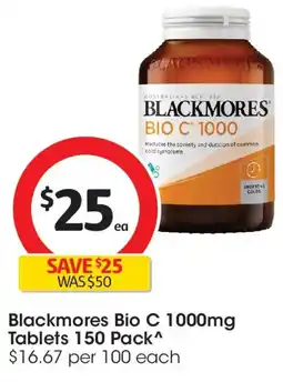 Coles Blackmores Bio C 1000mg Tablets offer