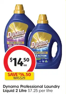 Coles Dynamo Professional Laundry Liquid offer