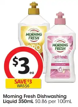 Coles Morning Fresh Dishwashing Liquid offer