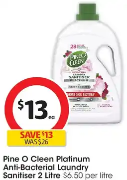 Coles Pine O Cleen Platinum Anti-Bacterial Laundry Sanitiser offer