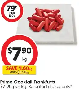 Coles Primo Cocktail Frankfurts offer