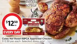 Coles Coles Hot Roast RSPCA Approved Chicken offer