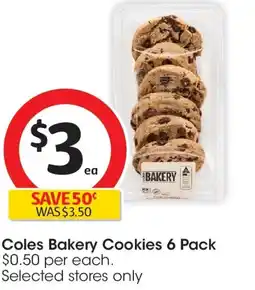 Coles Coles Bakery Cookies offer