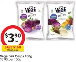 Coles Vege Deli Crisps offer