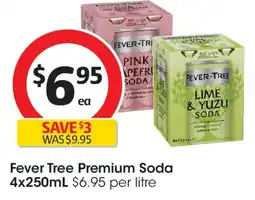 Coles Fever Tree Premium Soda offer