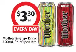 Coles Mother Energy Drink offer