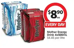 Coles Mother Energy Drink offer
