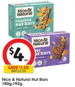 Coles Nice & Natural Nut Bars offer