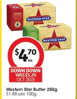 Coles Western Star Butter offer