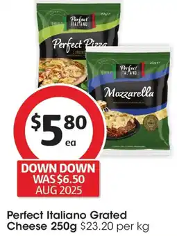 Coles Perfect Italiano Grated Cheese offer