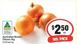 IGA Australian brown onions offer