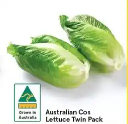 IGA Australian cos australia lettuce twin pack offer