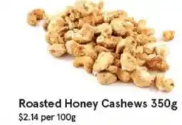 IGA Roasted honey cashews offer