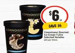 IGA Connoisseur gourmet ice cream offer