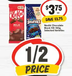 IGA Nestlé chocolate block offer