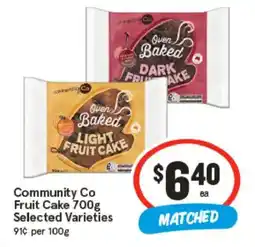IGA Community co fruit cake offer
