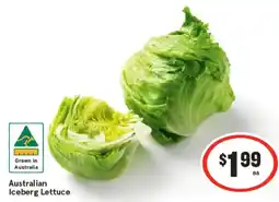 IGA Australian iceberg lettuce offer