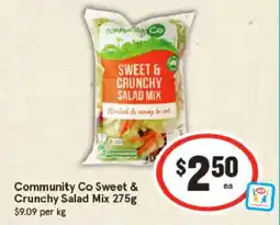 IGA Community co sweet & crunchy salad mix offer
